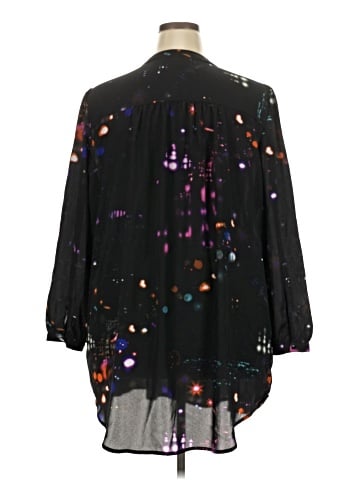 Melissa McCarthy Seven7 3/4 Sleeve Blouse (view 2)
