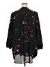 Melissa McCarthy Seven7 100% Polyester Black 3/4 Sleeve Blouse Size 2X - photo 2