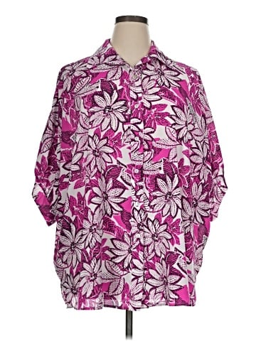 Adrienne 3/4 Sleeve Button-Down Shirt (view 1)