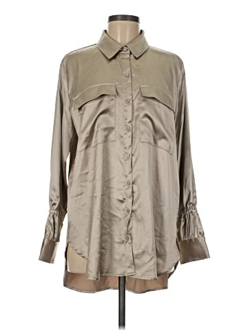 DKNY Long Sleeve Blouse (view 1)