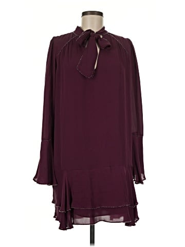 Parker Long Sleeve Silk Top (view 1)