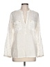 MNG Ivory Long Sleeve Blouse Size L - photo 1