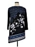 JM Collection Blue Long Sleeve Blouse Size XL - photo 2