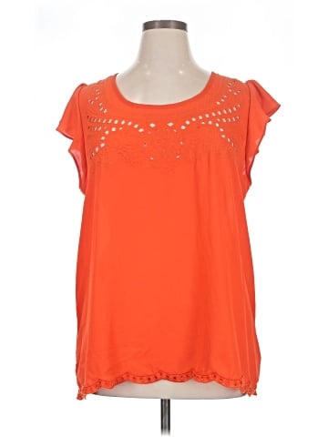 Eyeshadow Short Sleeve Blouse (view 1)