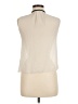 Miss Selfridge Ivory Sleeveless Button-Down Shirt Size 8 - photo 2