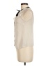 Miss Selfridge Ivory Sleeveless Button-Down Shirt Size 8 - photo 5