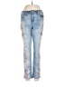 Bandolino Print Blue Jeans Size 6 - photo 1