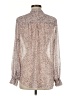 L'Agence 100% Polyester Brown Long Sleeve Blouse Size Med (2) - photo 2