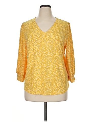 Adrianna Papell 3/4 Sleeve Blouse (view 1)