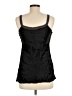 Tricot Chic 100% Silk Black Sleeveless Top Size 6 - photo 2