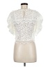 Milly Ivory Short Sleeve Blouse Size 6 - photo 2