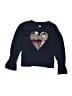 Gap Kids Hearts Blue Pullover Sweater Size 8 - photo 1
