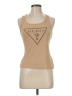Guess 100% Cotton Tan Sleeveless Top Size M - photo 1