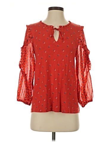 Maeve by Anthropologie 3/4 Sleeve Blouse (view 1)