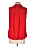 Banana Republic 100% Polyester Red Sleeveless Blouse Size S - photo 2