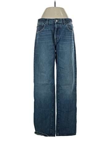 Madewell The Dean Easy Straight Jean in Greendale Wash (view 1)