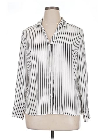 Worthington Long Sleeve Blouse (view 1)