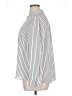 Worthington 100% Polyester Stripes Silver Long Sleeve Blouse Size XL (petite) - photo 5