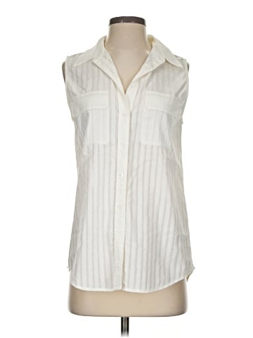 Equipment Sleeveless Button-Down Shirt (view 1)