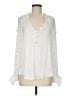 Hale Bob 100% Polyester Ivory Long Sleeve Blouse Size M - photo 1