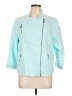 Chico's 100% Linen Teal Jacket Size Lg (2) - photo 1