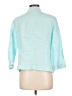 Chico's 100% Linen Teal Jacket Size Lg (2) - photo 2