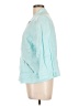 Chico's 100% Linen Teal Jacket Size Lg (2) - photo 5