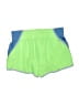 Nike 100% Polyester Color Block Green Athletic Shorts Size S - photo 2