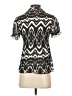 Serenade 100% Polyester Black Short Sleeve Blouse Size S - photo 2