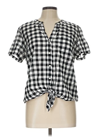 J.Crew Factory Store Short Sleeve Blouse (view 1)