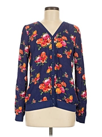 Skies Are Blue Long Sleeve Blouse (view 1)