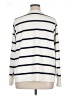 Cable & Gauge Stripes White Pullover Sweater Size 1X - photo 2