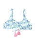 Beach Lingo Tropical Blue Swimsuit Top Size 12 - photo 1