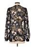 Reiss Floral Gold Long Sleeve Blouse Size 4 - photo 2