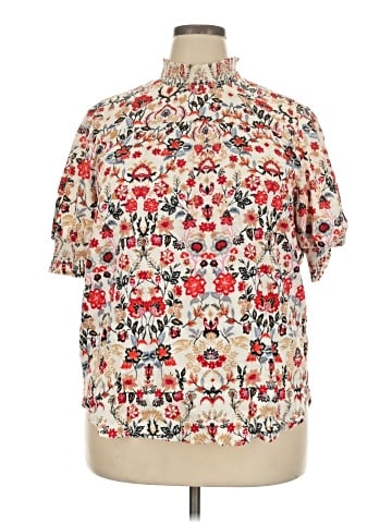 Ann Taylor LOFT Short Sleeve Blouse (view 1)