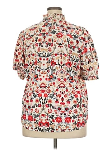 Ann Taylor LOFT Short Sleeve Blouse (view 2)