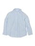 Janie and Jack 100% Cotton Stripes Blue Long Sleeve Button-Down Shirt Size 3 - photo 1