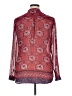 Kut from the Kloth Paisley Red Long Sleeve Blouse Size XL - photo 2