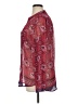 Kut from the Kloth Paisley Red Long Sleeve Blouse Size XL - photo 5