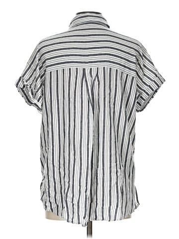 a.n.a. A New Approach Short Sleeve Button-Down Shirt (view 2)