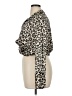 Zara Animal Print Tan Long Sleeve Blouse Size XL - photo 5