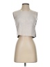 Bailey 44 100% Polyurethane Silver Sleeveless T-Shirt Size S - photo 1