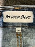 STUDIO BLUE Hearts Blue Jeans Size 28 waist - photo 7
