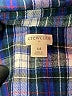 Crewcuts Outlet 100% Cotton Plaid Blue Long Sleeve Button-Down Shirt Size 14 - photo 3