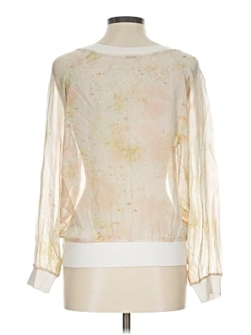 Club Monaco Long Sleeve Silk Top (view 2)