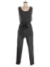 Andrea Jovine Metallic Gray Black Jumpsuit Size M - photo 1
