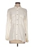 Zara Basic 100% Viscose Ivory Long Sleeve Button-Down Shirt Size M - photo 1