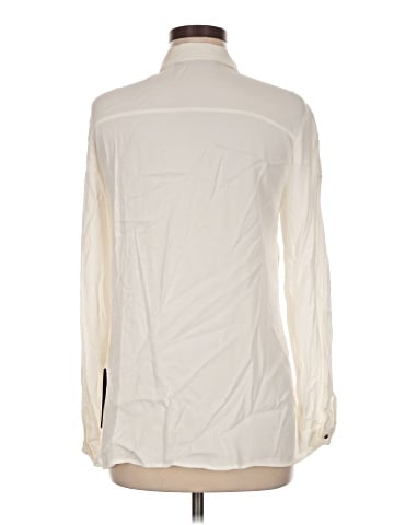 Zara Basic Long Sleeve Button-Down Shirt (view 2)