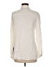 Zara Basic 100% Viscose Ivory Long Sleeve Button-Down Shirt Size M - photo 2