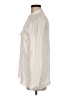 Zara Basic 100% Viscose Ivory Long Sleeve Button-Down Shirt Size M - photo 5